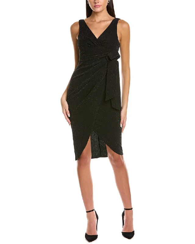 Black by Bariano Helena Empire Line Midi Dress Graceful Movement