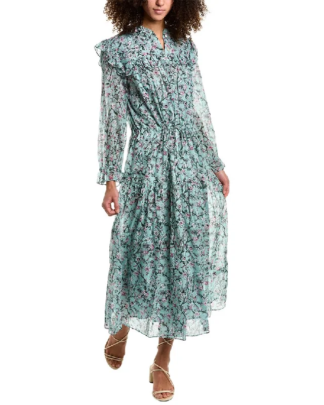 Isabel Marant Étoile Eina Midi Dress Coastal Beach - Inspired Style