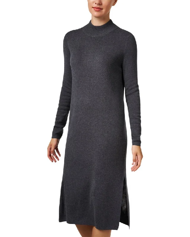 Repeat Cashmere Knit Midi Dress Romantic Date - Night Ensemble