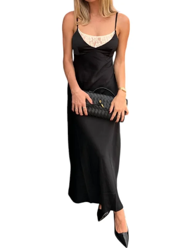 Ruby Maxi Dress In Black Fashion Deal