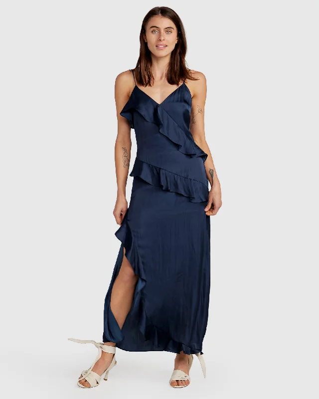 Ocean Eyes Tiered Maxi Dress Flash Sale