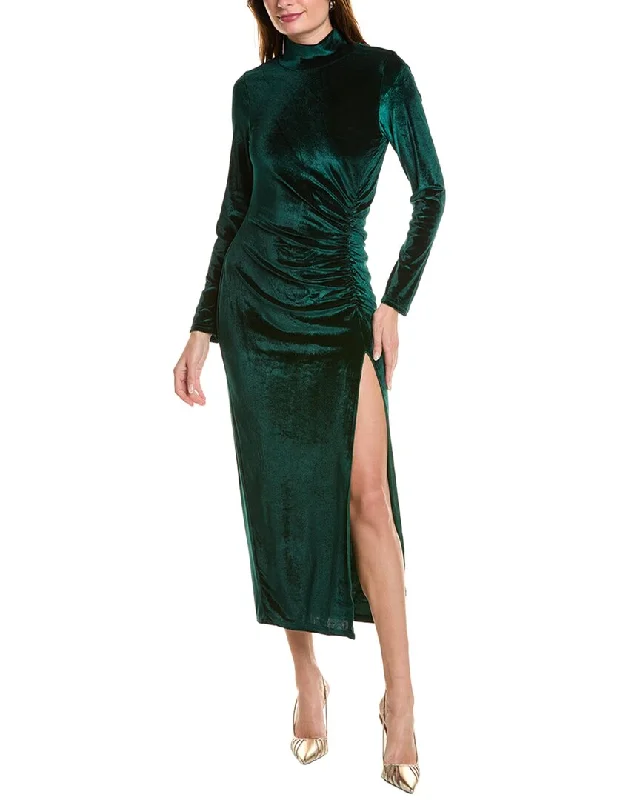 IPPONELLI Velvet Maxi Dress Y2K Nostalgic Fashion Look