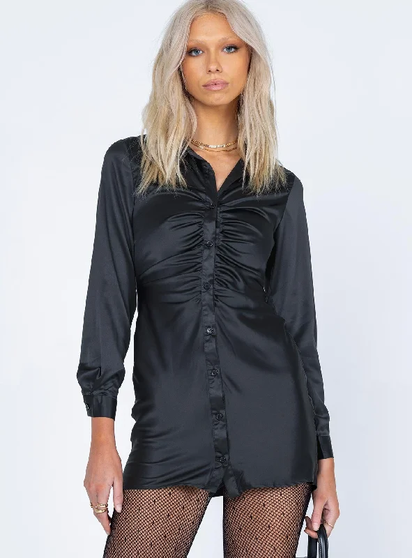 Zena Mini Dress Black Chic Allure