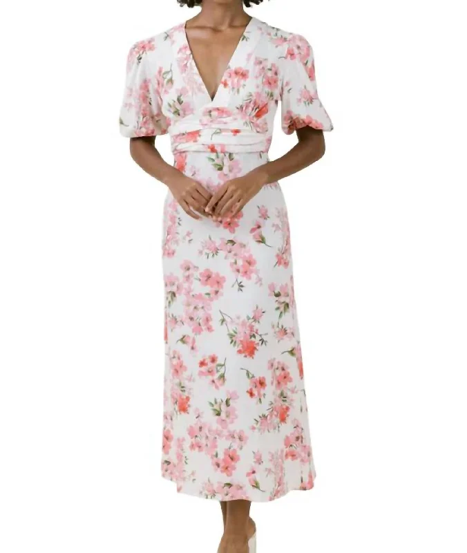 Josie Maxi Dress In Broad Street Bloom Summer Splash Sale