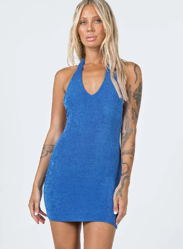 Riviera Mini Dress Blue Spring Fling Sale