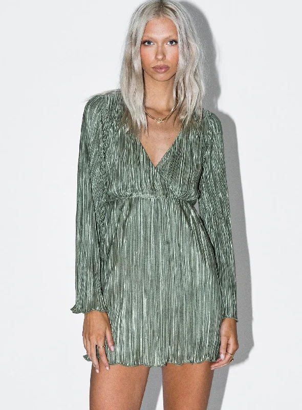 Cindie Mini Dress Green Limited - Edition Drops