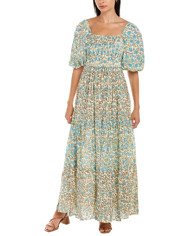 Ash & Eden Happy Maxi Dress Lightweight Fabric