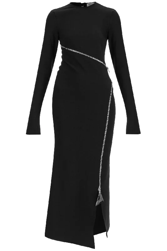 The Attico Women's Twisted Zip Midi Dress With Huge Savings On Parisian Styles