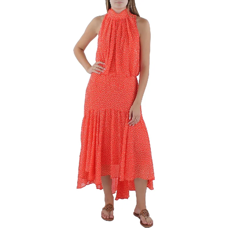 Womens Blouson Maxi Dress Fashion-Forward