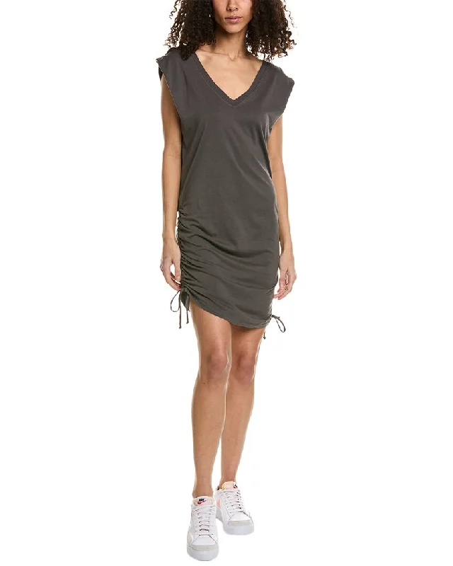 Project Social T Twilight Double V Shirred Washed Mini Dress Discounts On Casual Weekend Styles