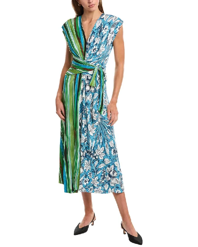 Diane von Furstenberg Dorothee Maxi Dress Feminine Soft - Hued Styles