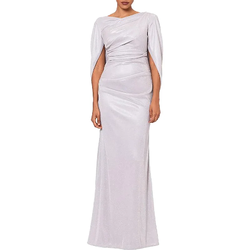 Womens Metallic Maxi Midi Dress End - Of - Month Blowout