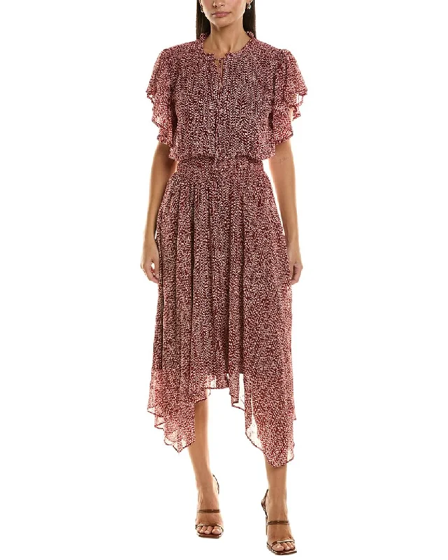 Bishop + Young Sienna Smocked Maxi Dress Flash Sale