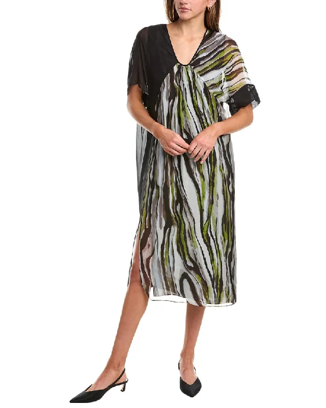 Diane von Furstenberg Ange Silk-Blend Maxi Dress End - Of - Month Blowout