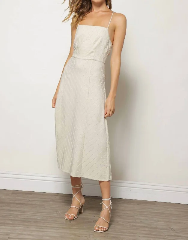 Marley Midi Dress In Sand Buy More, Save More