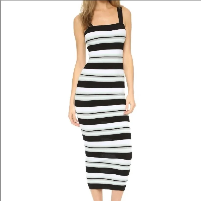 Harper Midi Dress In Multi Lighten Up With Nordic Styles