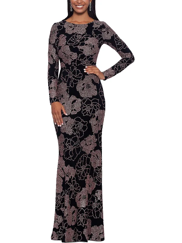 Womens Floral Print Maxi Evening Dress Best-Sellers