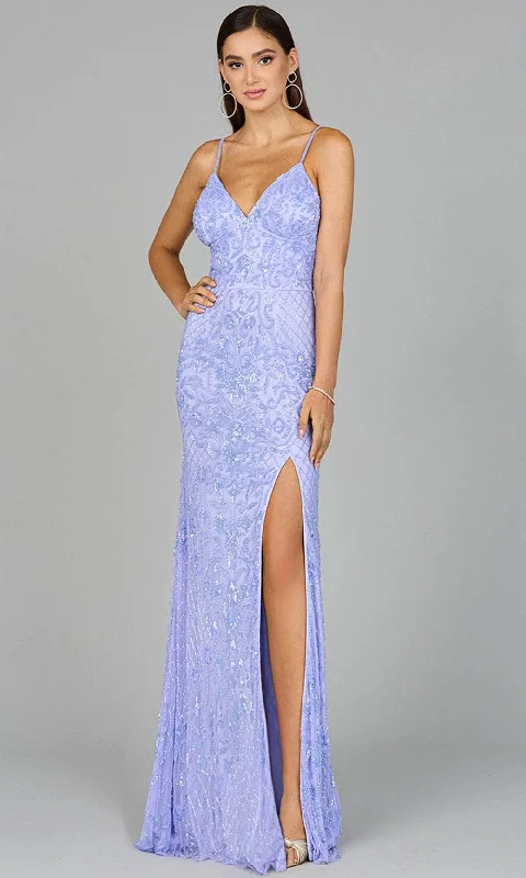 Lara Dresses 9961 - Beaded Bodycon Evening Dress Spring Wardrobe