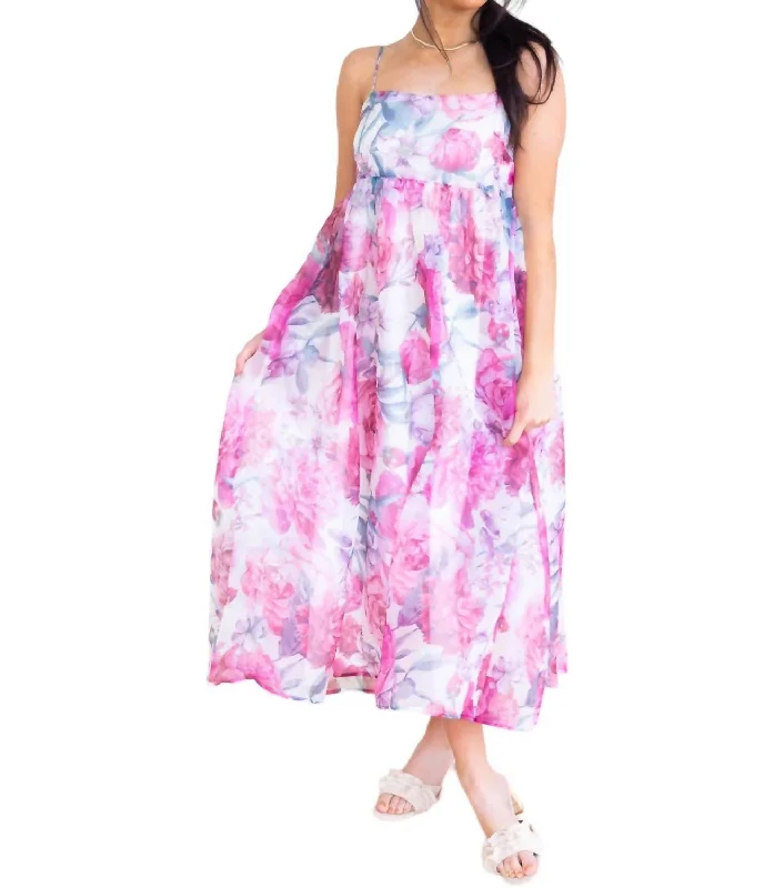 Let It Grow Floral Dress In Berry Huge Savings On Parisian Styles