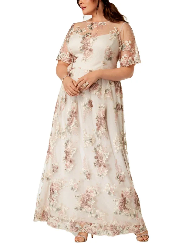 Womens Formal Floral Evening Dress Celebrate With Big Savings