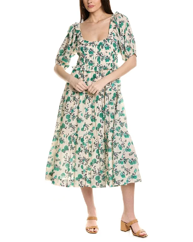 Ro’s Garden Jocelyn Midi Dress Contemporary Elegance