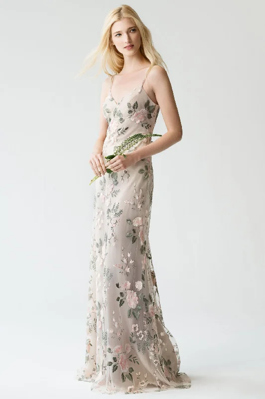 Jenny Yoo Long Bridesmaid Dress Julianna Huge Savings On Parisian Styles