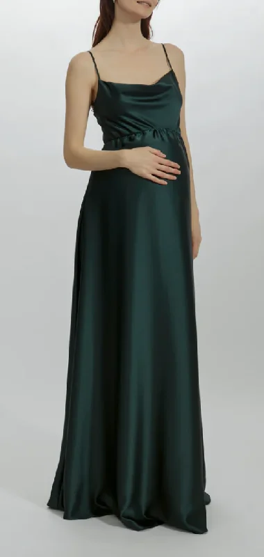 Amsale Bridesmaid Dress GB221S Pauline - Maternity Dress Mid - Week Surprise