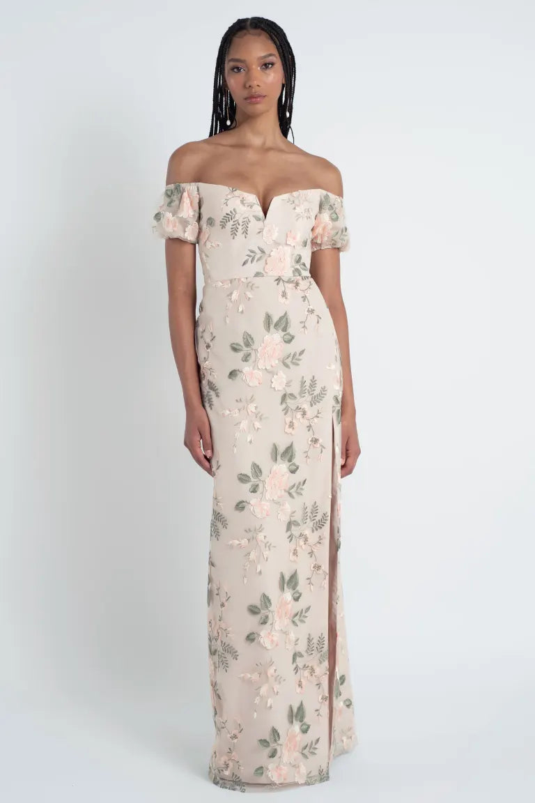 Jenny Yoo Long Bridesmaid Dress Lynette Effortless Sophistication