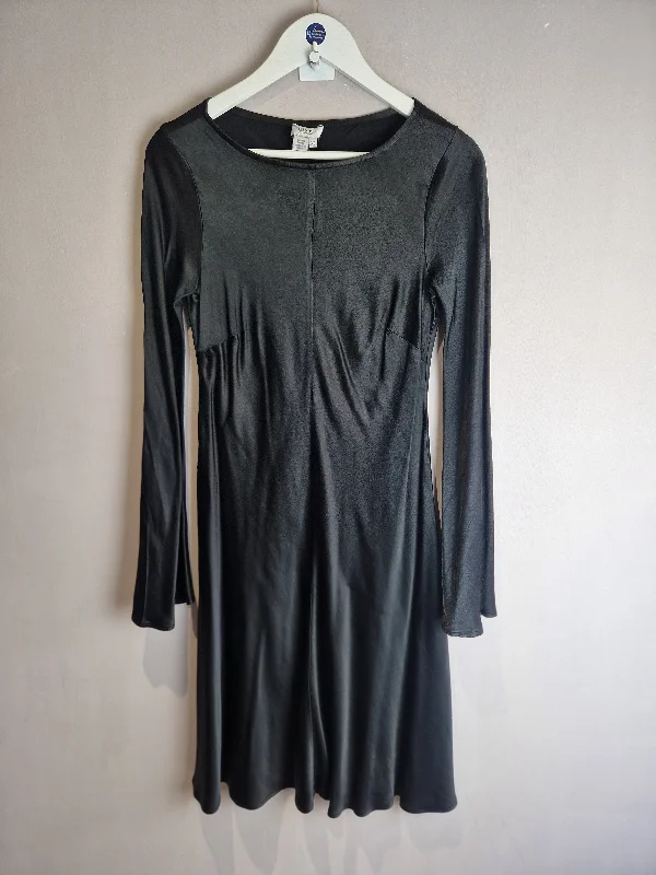 Ghost black satin dress - XS ( 8) Big Savings On Rustic Countryside Styles