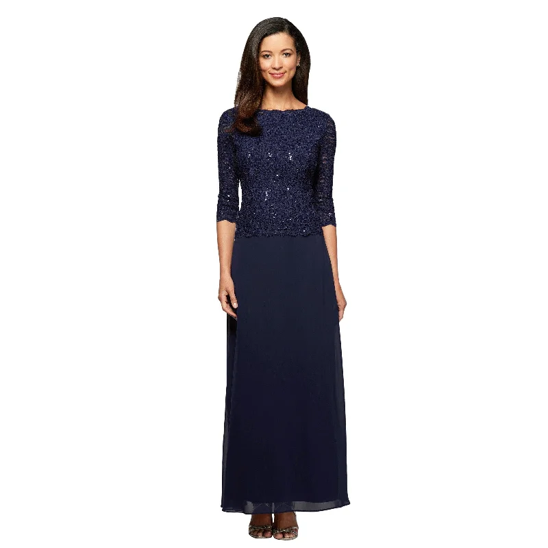 Alex Evenings AE112318 Mother of the Bride Long Dress Hollywood Glam Award - Show Style