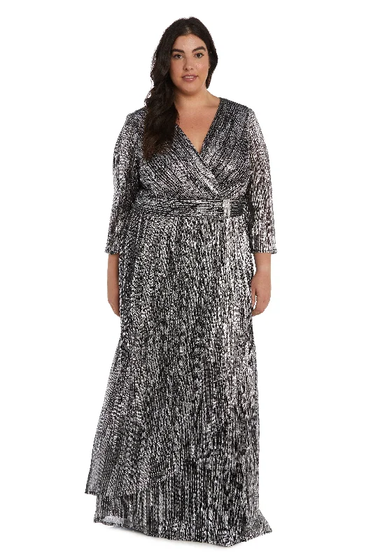 R&M Richards 2761W Plus Size Long Formal Dress Holiday Sale