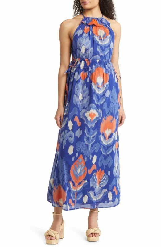 Lucia Dress In Ikat Floral Soladite Last Chance Sale