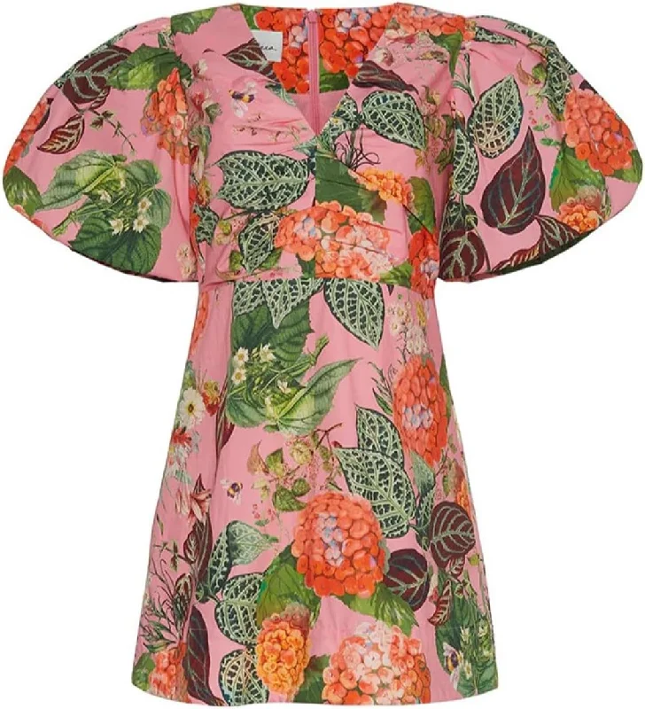 Cara Cara Women's Aliza Mini Dress, Avery Floral Pink Ethnic Cultural Event Wear