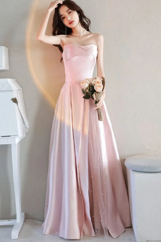 pink long prom dress evening gown     cg20779 End - Of - Month Blowout