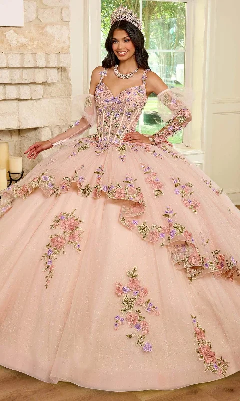 Comfortable Casual Women's Clothing Rachel Allan RQ2182 - Floral Embroidered Sleeveless Ballgown Comfortable Casual Women's Clothing Rachel Allan RQ2182 - Floral Embroidered Sleeveless Ballgown