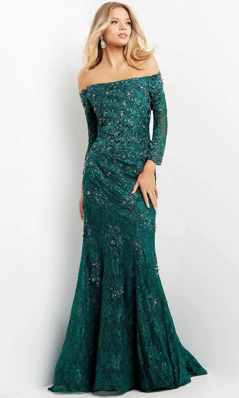 Timeless Women's Fashion Styles Jovani - Lace Gown 03651SC