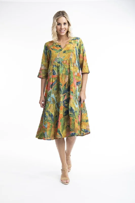 Orientique Flattering Rayon Dress Mid - Week Surprise