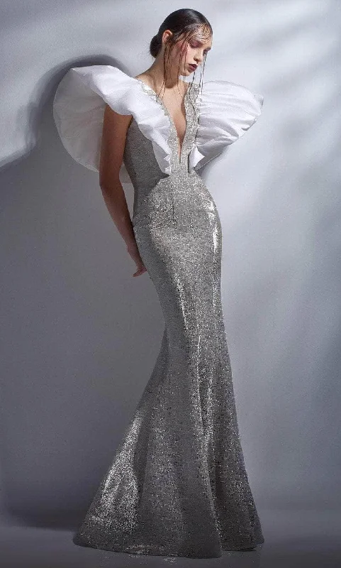 Women's Athletic Garments MNM COUTURE G1254 - Glittered Gown
