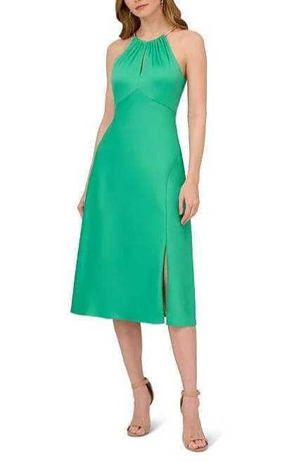 Women's Timeless Attire Adrianna Papell AP1D105019 - Tea Length Halter Dress