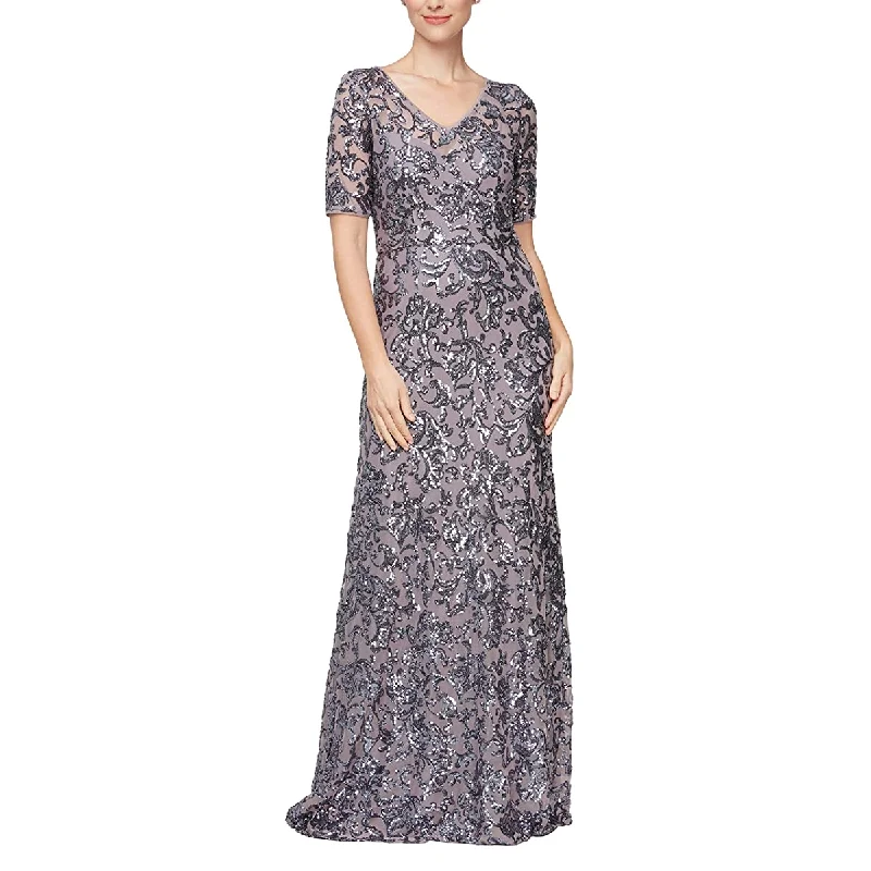 Trendy Boutique Online Alex Evenings 8196803 - V-Neck Dress