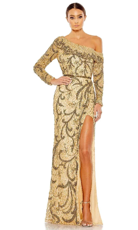 Charming Women's Clothes For Special Events Mac Duggal 5639 - One-Sleeve Embellished Gown Charming Women's Clothes For Special Events Mac Duggal 5639 - One-Sleeve Embellished Gown