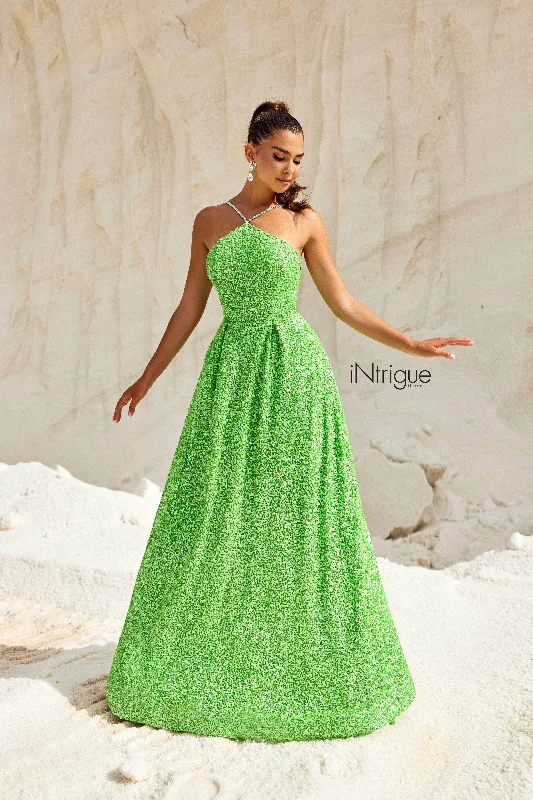 Women's Casual Apparel For Weekends Blush by Alexia Designs 91041 - Sequined Halter Prom Gown Women's Casual Apparel For Weekends Blush by Alexia Designs 91041 - Sequined Halter Prom Gown