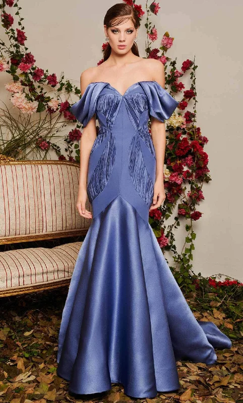 Women's Apparel MNM COUTURE N0493 - Off Shoulder Dress
