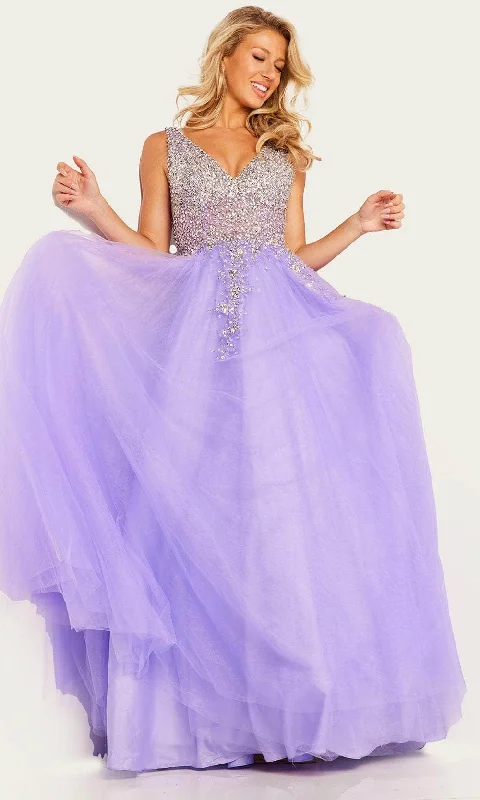 Effortless Chic for Women Jovani 37589 - Sleeveless Beaded Ballgown