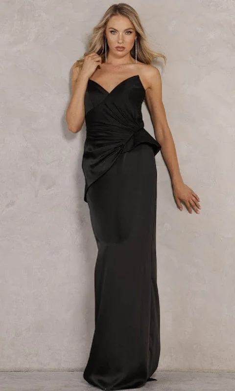 Women's Formal Wear Terani Couture - Strapless Satin Sheath Prom Gown 2111P4066