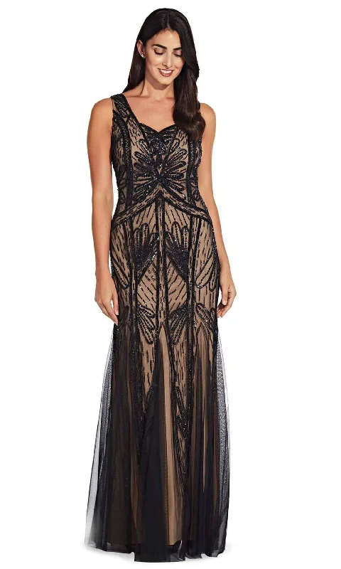 Chic Casual Wardrobe Essentials Adrianna Papell - AP1E205802SC Embellished Mermaid Gown Chic Casual Wardrobe Essentials Adrianna Papell - AP1E205802SC Embellished Mermaid Gown