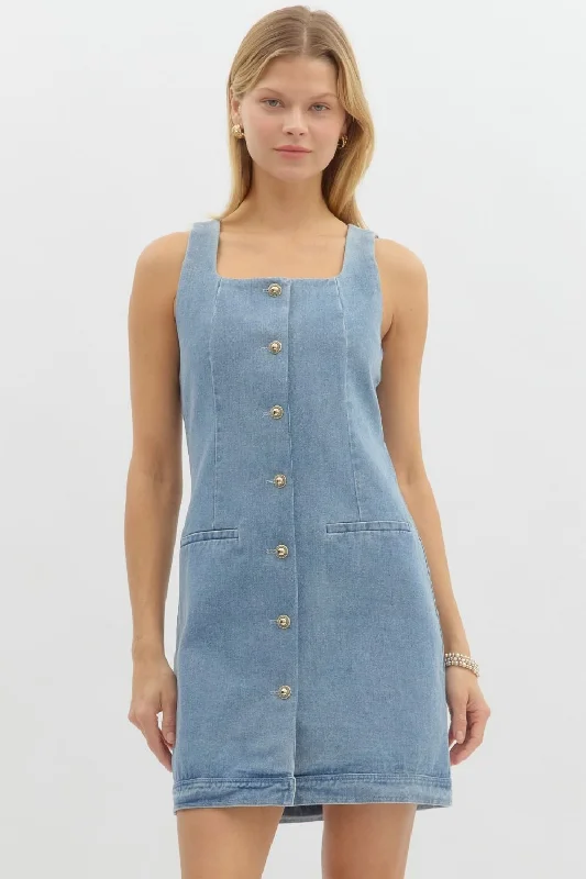 Bella Denim Dress Chic Allure