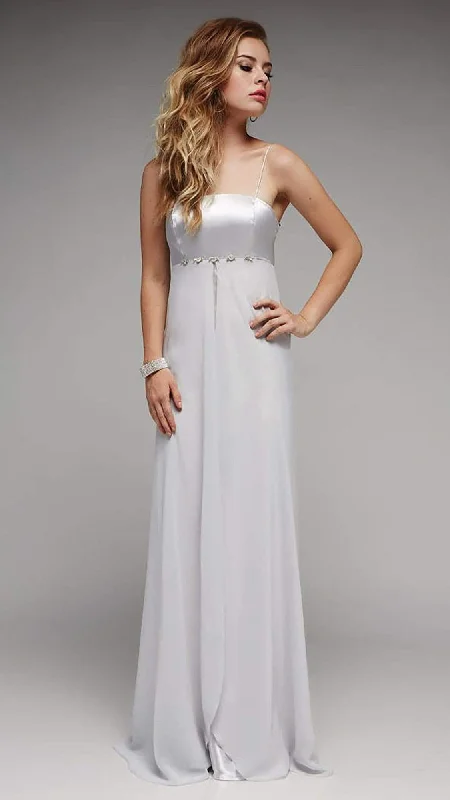 Women's Casual Wear Clothes Milano Formals - F1116SC Straight Across Sheath Gown