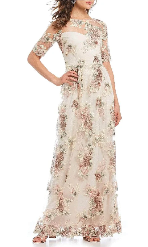 Women's Versatile Apparel Adrianna Papell AP1E203576 - Embroidered Gown