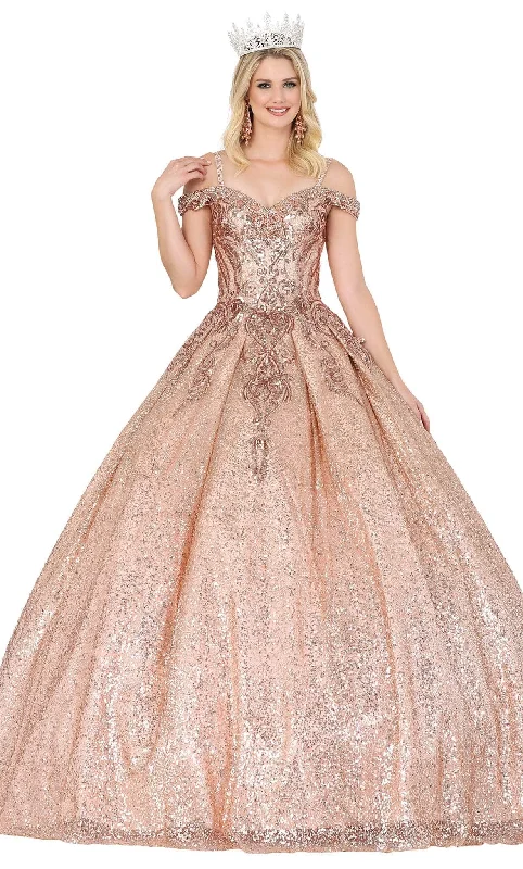 Fashion-forward Women's Wear Dancing Queen 1515 - Off Shoulder Gown